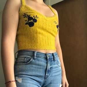 knit cropped top